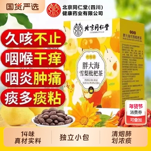 胖大海罗汉果雪梨枇杷养生茶包止咳清养润化肺痰咽护嗓润喉