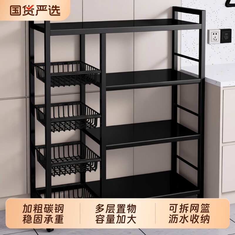 特粗特厚耐用十年】厨房置物架图片
