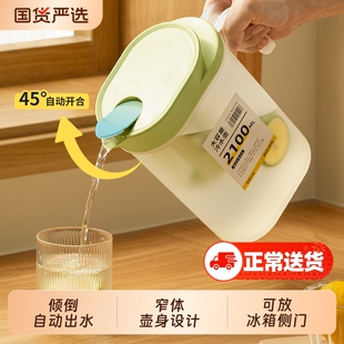 冰箱耐高温冷水壶凉水壶家用凉水杯大容量冷泡壶开水可放食品级
