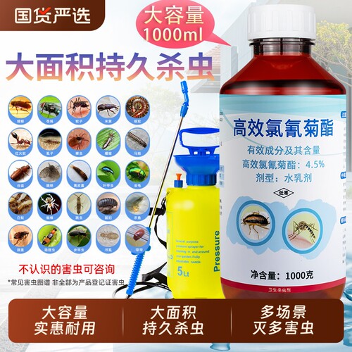 下水道杀虫剂家用大面积灭杀蚊虫杀小飞虫爬虫蟑螂管道除虫卫生间