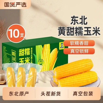 邹有才当季东北糯玉米真空包装