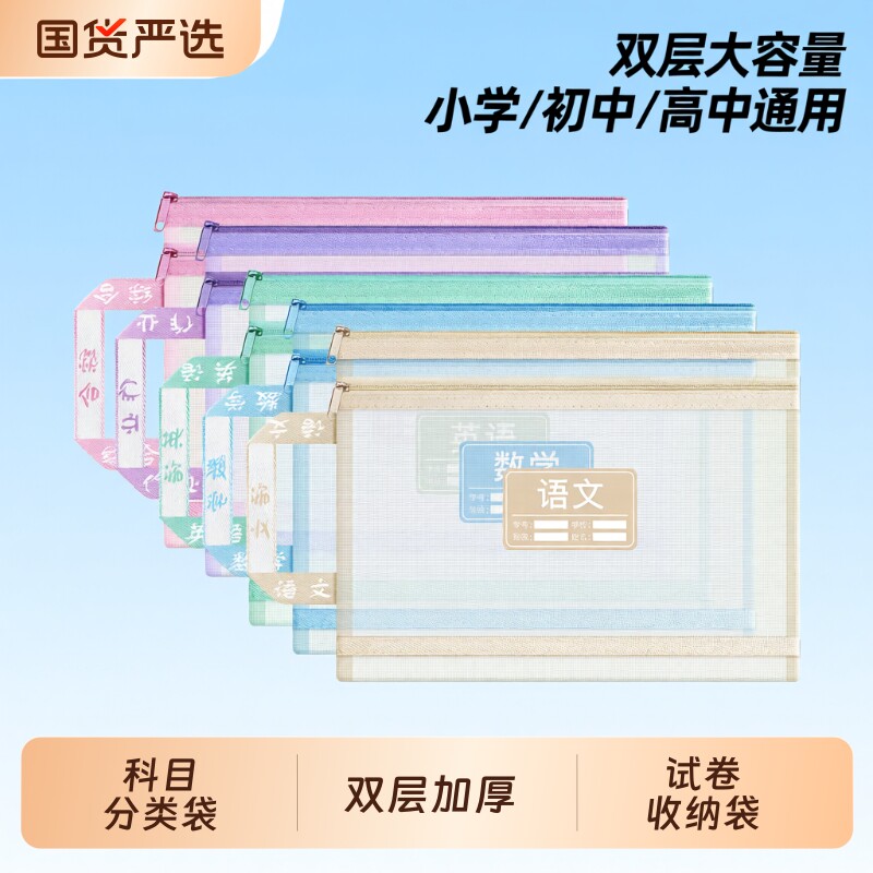 拉链式网纱收纳袋|超1.3万次加购图片