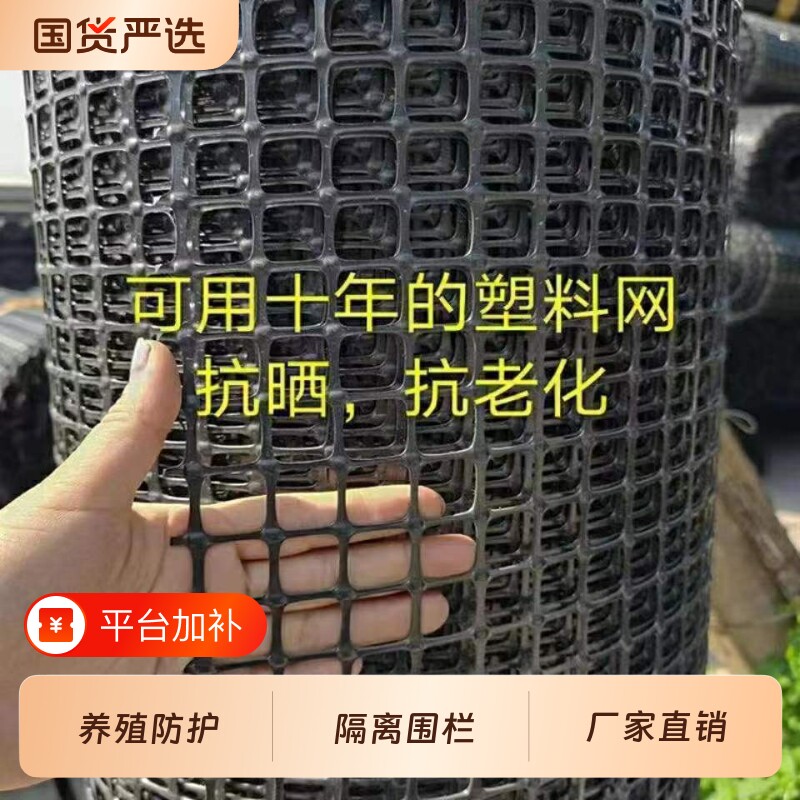 塑料围栏网围网养殖防护拦鸡鸭胶网家用菜园护栏栅栏户外养鸡菜地