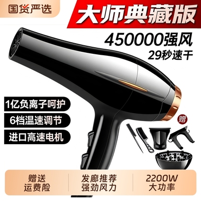 发廊大风力速干恒温吹风机