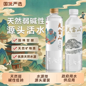 武当山天然弱碱水513ml*24瓶