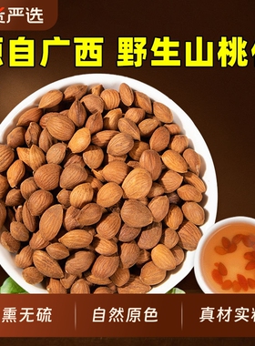 药用桃仁中药材生桃仁无硫山桃仁带皮桃仁搭配四物汤原料白芍川芎