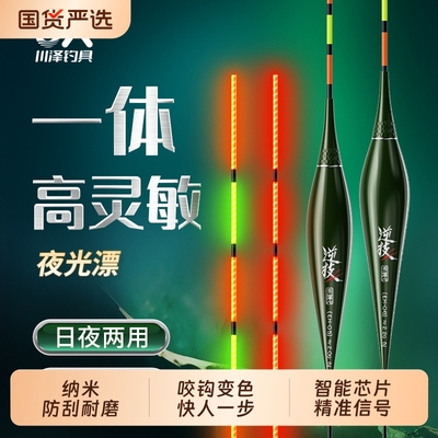 川泽一体硬尾夜光电子漂