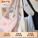 高颜值 日系ins大容量单肩包包女休闲饺子包大学生上课通勤斜挎包