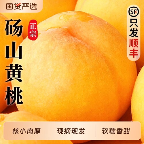 砀山黄桃新鲜大桃当季现摘脆软甜