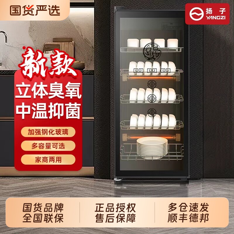正品扬子消毒柜小型商用家用消毒碗柜碗筷餐饮厨房立式餐具新款