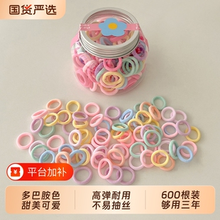 小女孩不伤发毛巾圈儿童拇指橡皮筋女扎头发圈高弹力皮筋宝宝头绳
