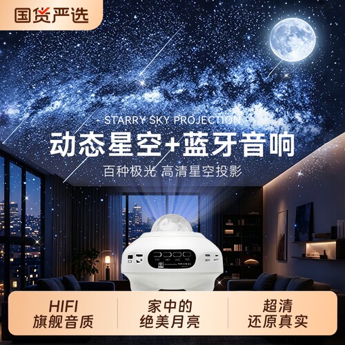 【8000人推荐购买】极光中星空夜