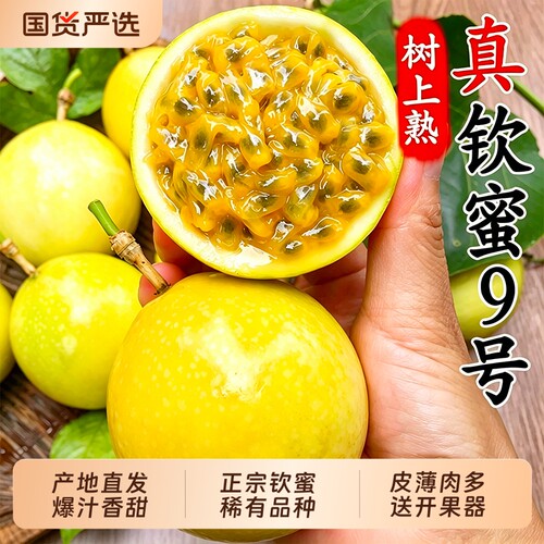 钦蜜9号黄金百香果5斤高甜