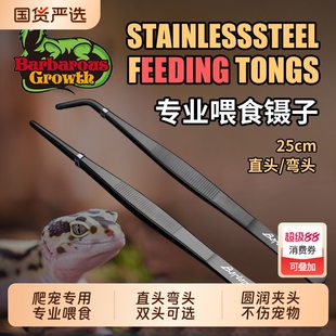 爬宠专用喂食镊子守宫蜥蜴昆虫乌龟角蛙清理粪便蜘蛛爬虫弯头直头