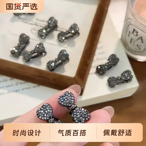 精致漂亮高端侧边蝴蝶结发卡