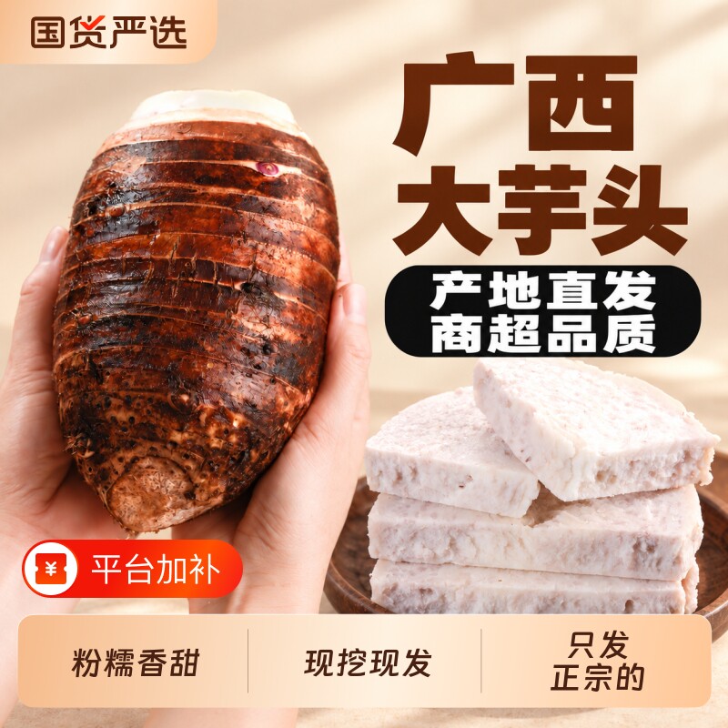 广西新鲜大芋头10斤整箱小芋头现挖正宗槟榔芋非荔浦毛芋头5