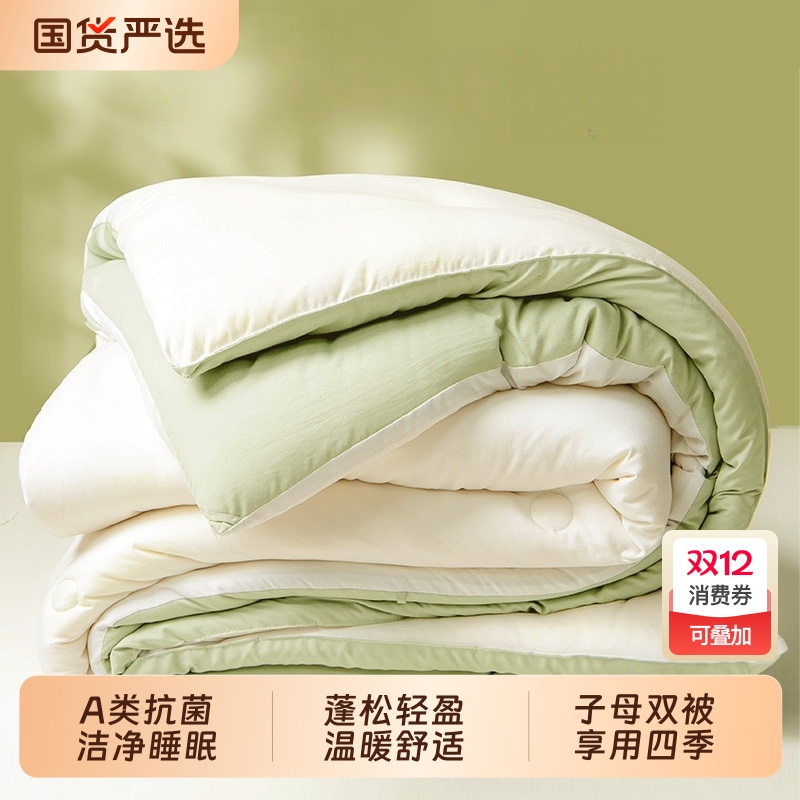 被子被芯子母被春秋棉被加厚保暖单人冬被学生秋冬空调被四季通用