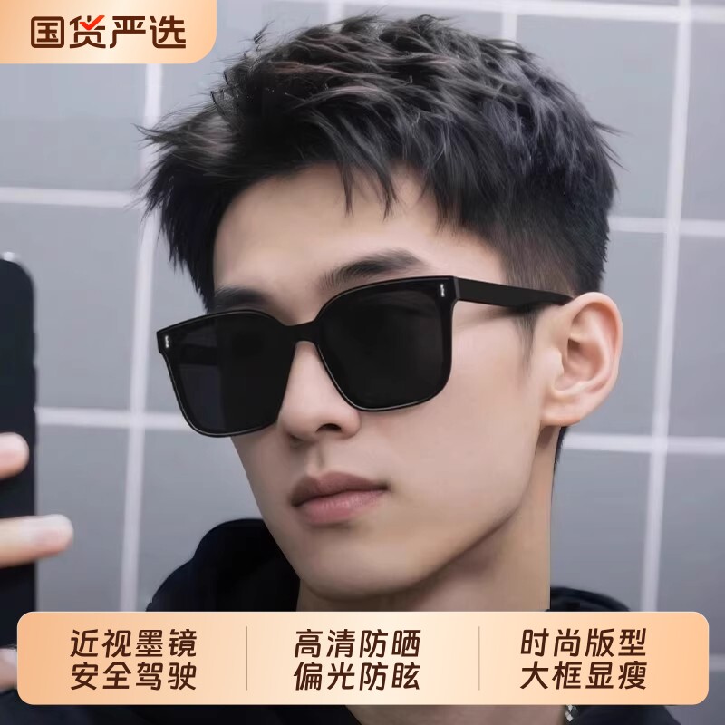 墨镜男款太阳眼镜高级感防紫外线2026痞帅开车专用偏光驾驶大框