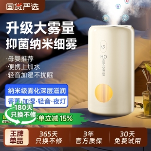 空气加湿器家用静音卧室孕妇婴儿2025新款 大雾量净化小型车载桌面