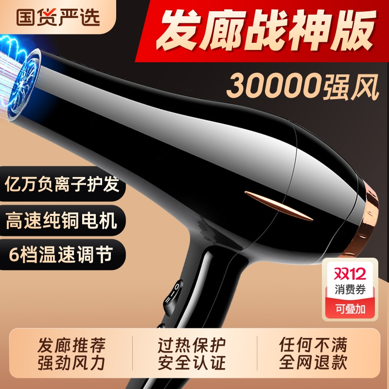 吹风机家用风筒理发店专用大功率发廊速干大风力冷热风发型师推荐