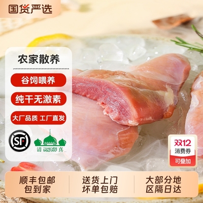 无冰！精选去皮鸭胸肉6斤