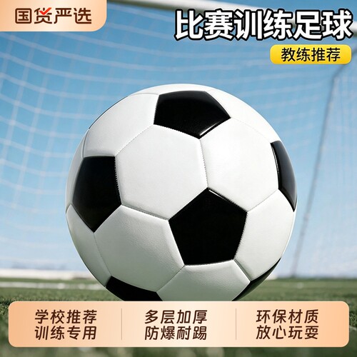 儿童足球小学生专用球4号幼儿3号初中生中考比赛标准5号训练专用