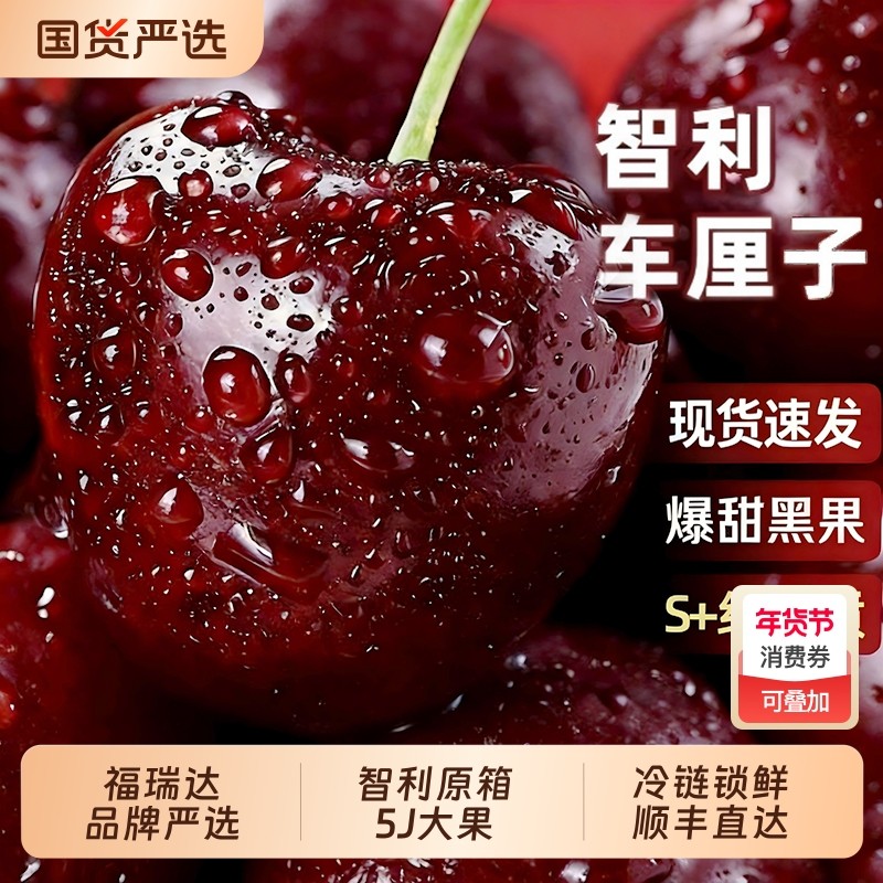 智利进口车厘子新鲜水果礼盒应当季大樱桃345J整箱现货立发孕妇斤,水产肉类/新鲜蔬果/熟食,车厘子/樱桃,淘宝优惠券,粉丝福利购,淘宝优惠卷