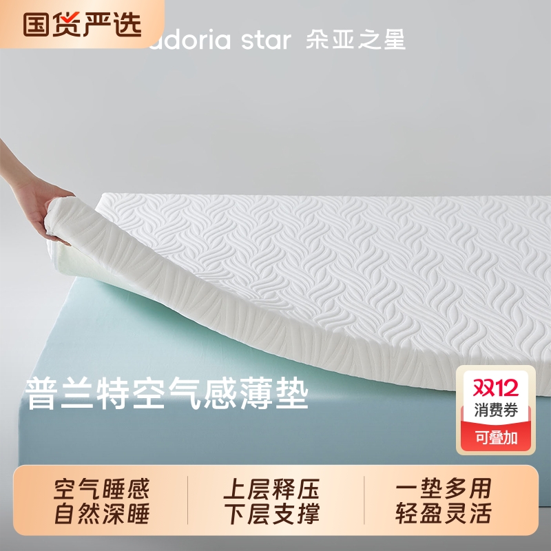 朵亚之星记忆棉薄垫深睡慢回弹
