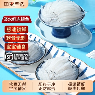精品新鲜银鱼淡水大中小银鱼鲜活冷冻面条鱼非太湖三白鱼宝宝辅食