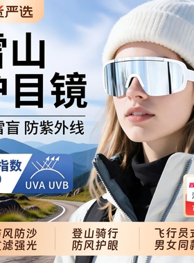 护目镜登山骑行墨镜可戴近视眼镜