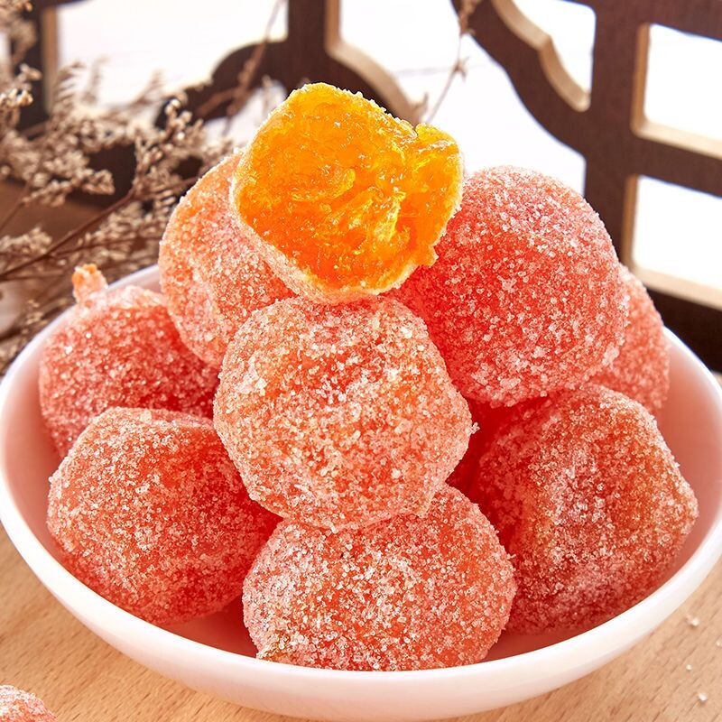 新疆冰糖金桔干天山雪桔干泡水袋装金橘干正宗蜜饯小桔子橘子干