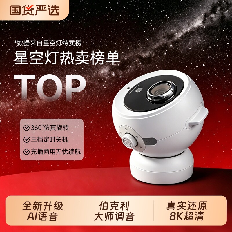 【8000回头客】极光星空投影夜灯图片