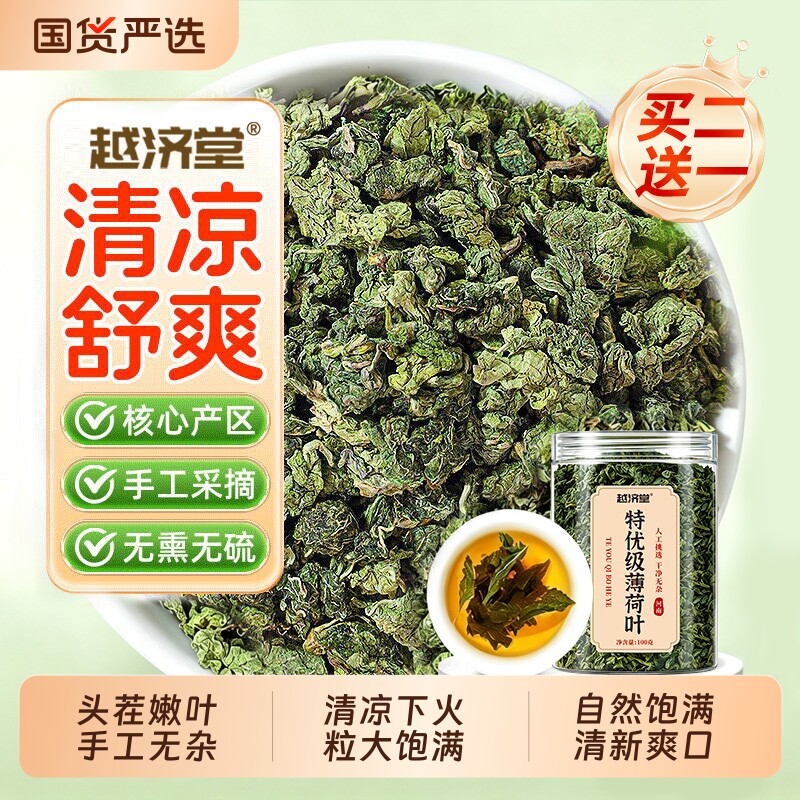 【特优级嫩叶】当季新货头茬薄荷图片