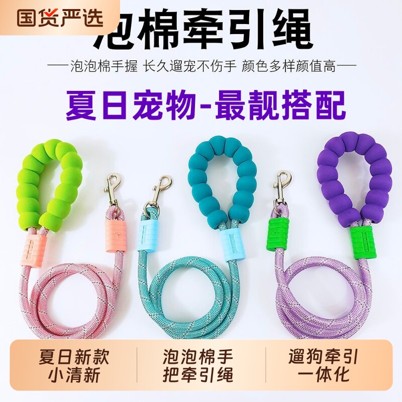 夏日新款小清新宠物牵引绳胸背图片