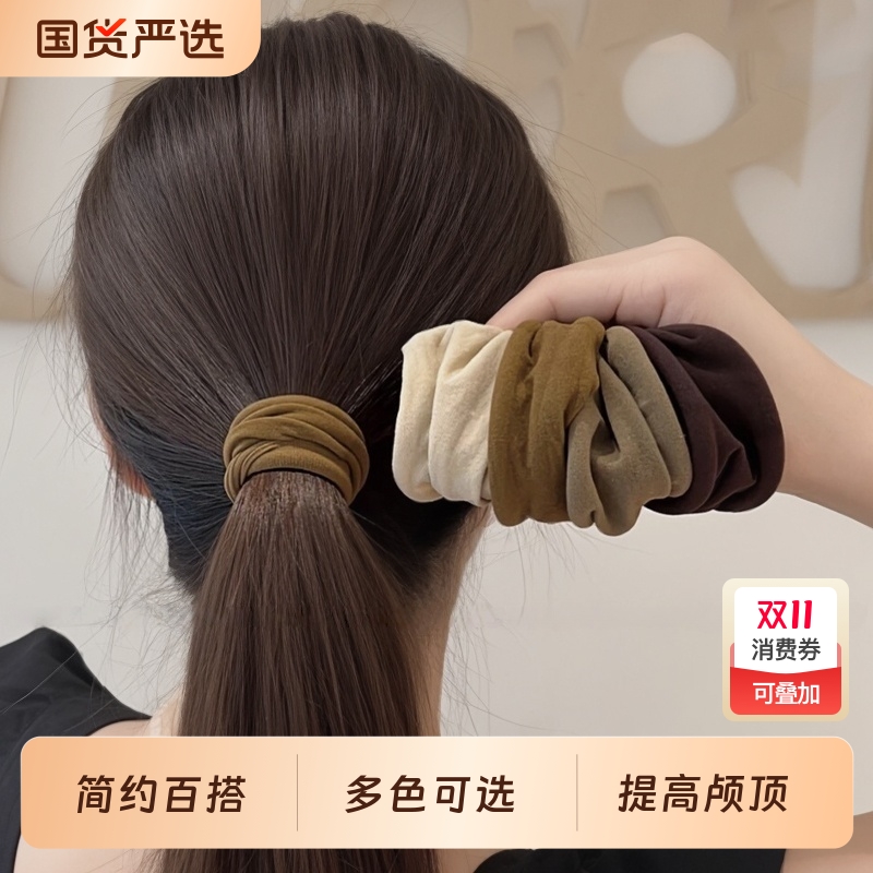 面膜发圈高弹力耐用头绳女2025新款高级感马尾发绳扎头发皮筋头饰