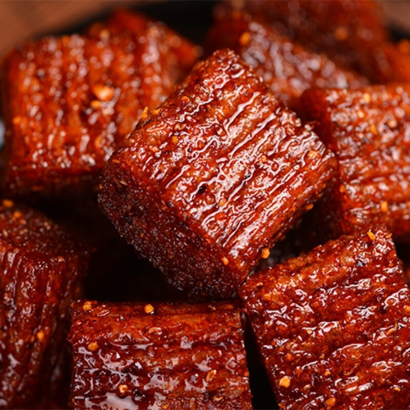 素牛肉大刀肉辣条童年老式辣片休闲素肉面筋年货节麻辣好吃美味