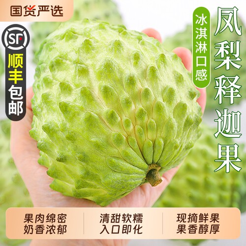 顺丰【凤梨释迦果】冰淇淋口感