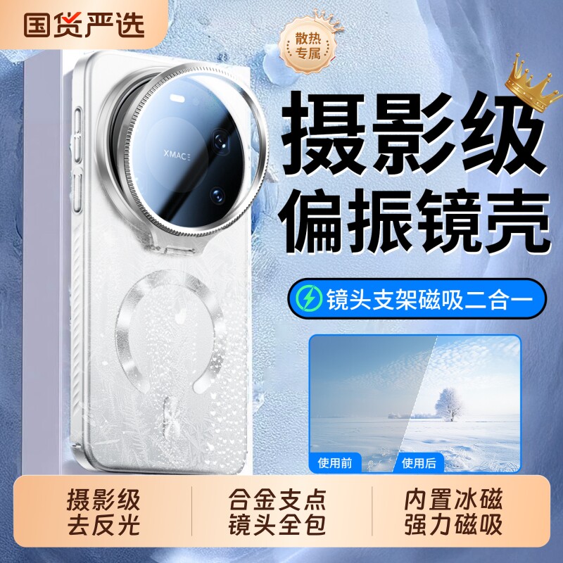 镜头支架磁吸摄影级去反光防摔壳图片