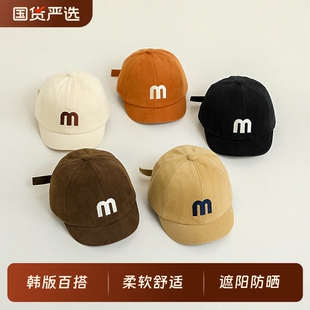 1-3岁婴儿宝宝帽子秋冬鸭舌帽幼儿韩版潮棒球帽儿童春秋薄款遮阳