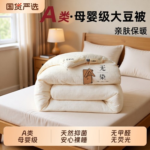 【抗菌防螨/A类母婴级大豆被！】