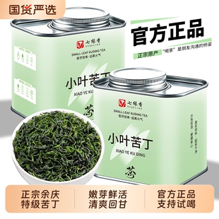 贵州余庆小叶苦丁特级茶叶新茶花草茶夏季居家办公茶自饮散茶罐装