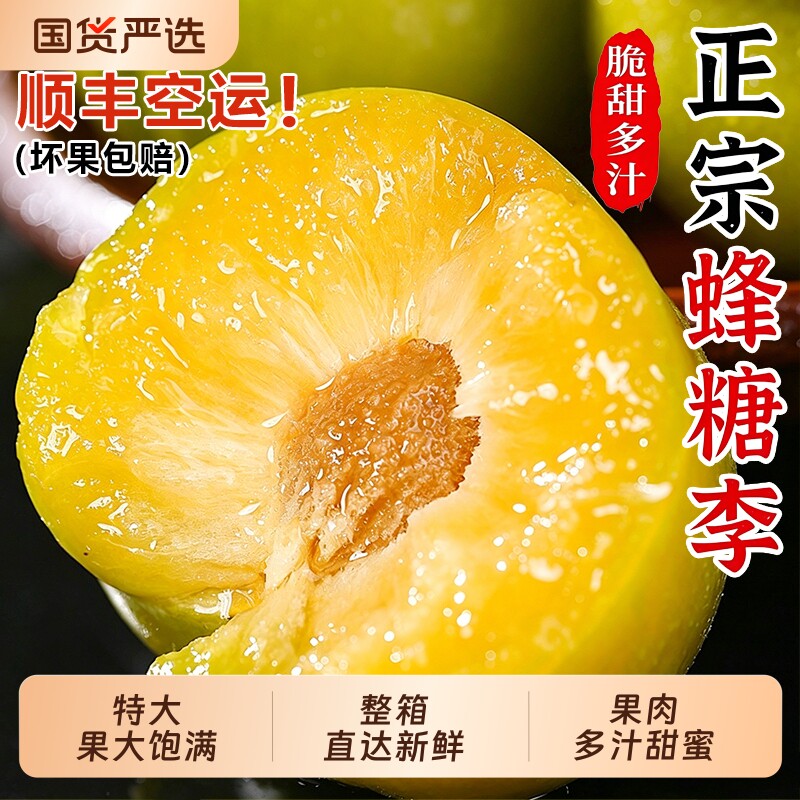正宗贵州六马蜂糖李5斤蜂蜜李新鲜当季水果整箱包邮现摘脱骨李子
