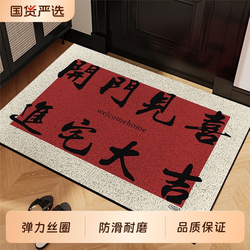 新款高端大气入户门专用地垫丝圈