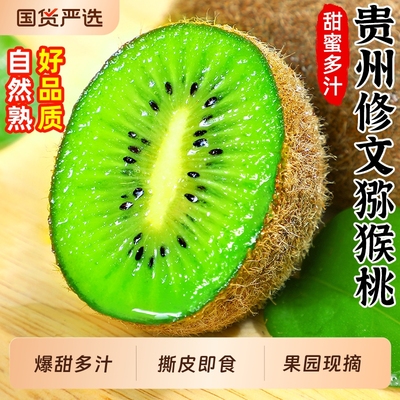 现摘现发,新鲜修文猕猴桃！