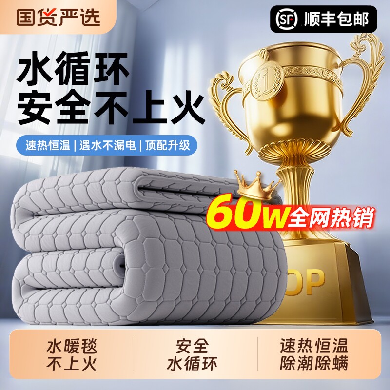 水暖毯水暖电热毯电褥子电热垫双人单人2025新款开关水循环调温