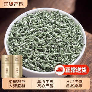 屈大师碧螺春2025年新茶特级绿茶明前茶官方旗舰店自己喝的茶500g