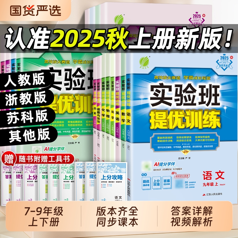 初中实验班提优训练7-9年级