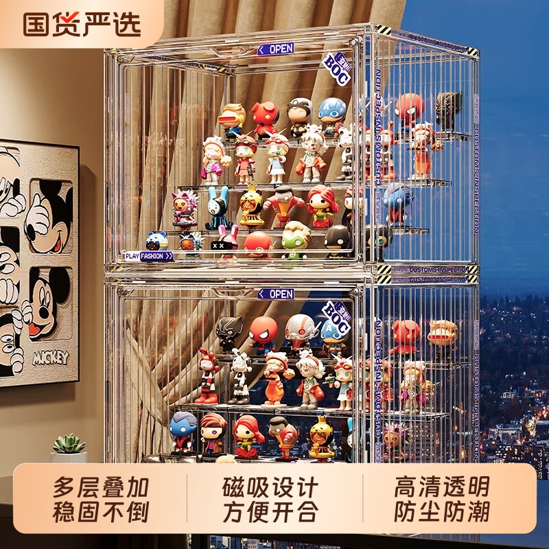 盲盒收纳展示架大容量图片
