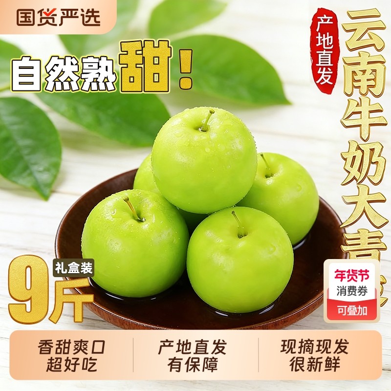 云南牛奶大青枣9斤新鲜水果当季脆甜苹果枣蜜枣贵妃冬枣整箱包邮5,水产肉类/新鲜蔬果/熟食,枣,淘宝优惠券,粉丝福利购,淘宝优惠卷