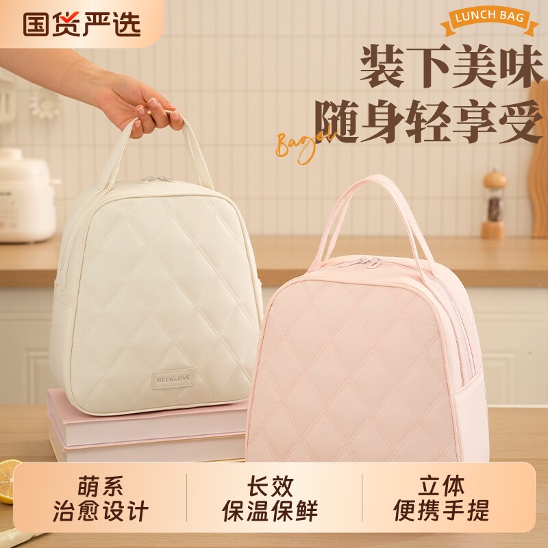 2025新款饭盒袋保温餐包便当包加厚铝箔手提包上班族饭包高颜值